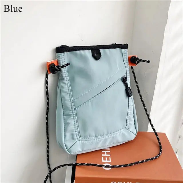 New Fashion Mini Waterproof Travel Bag Small Square Shoulder Bag Men Women Handbag Messenger Bag Unisex Crossbody Bag