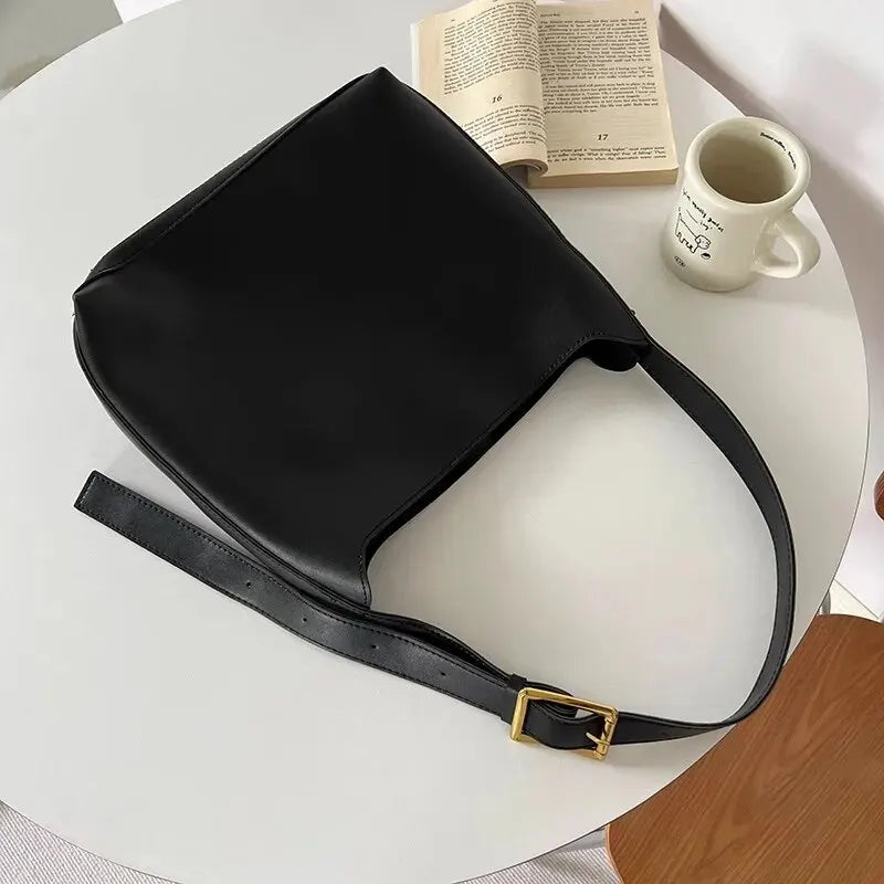 MYSTRISA™Rilibegan Single Shoulder Bag Big Capacity Crossbody Bags Women Tote Bag Female Leisure Bucket Bags Single Shoulder Bags